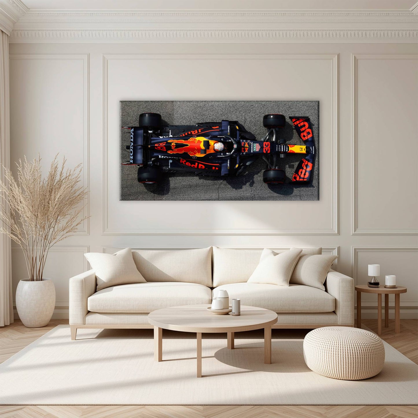 Red Bull Racing Honda RB16B No. 33 Max Verstappen Canvas Wall Art