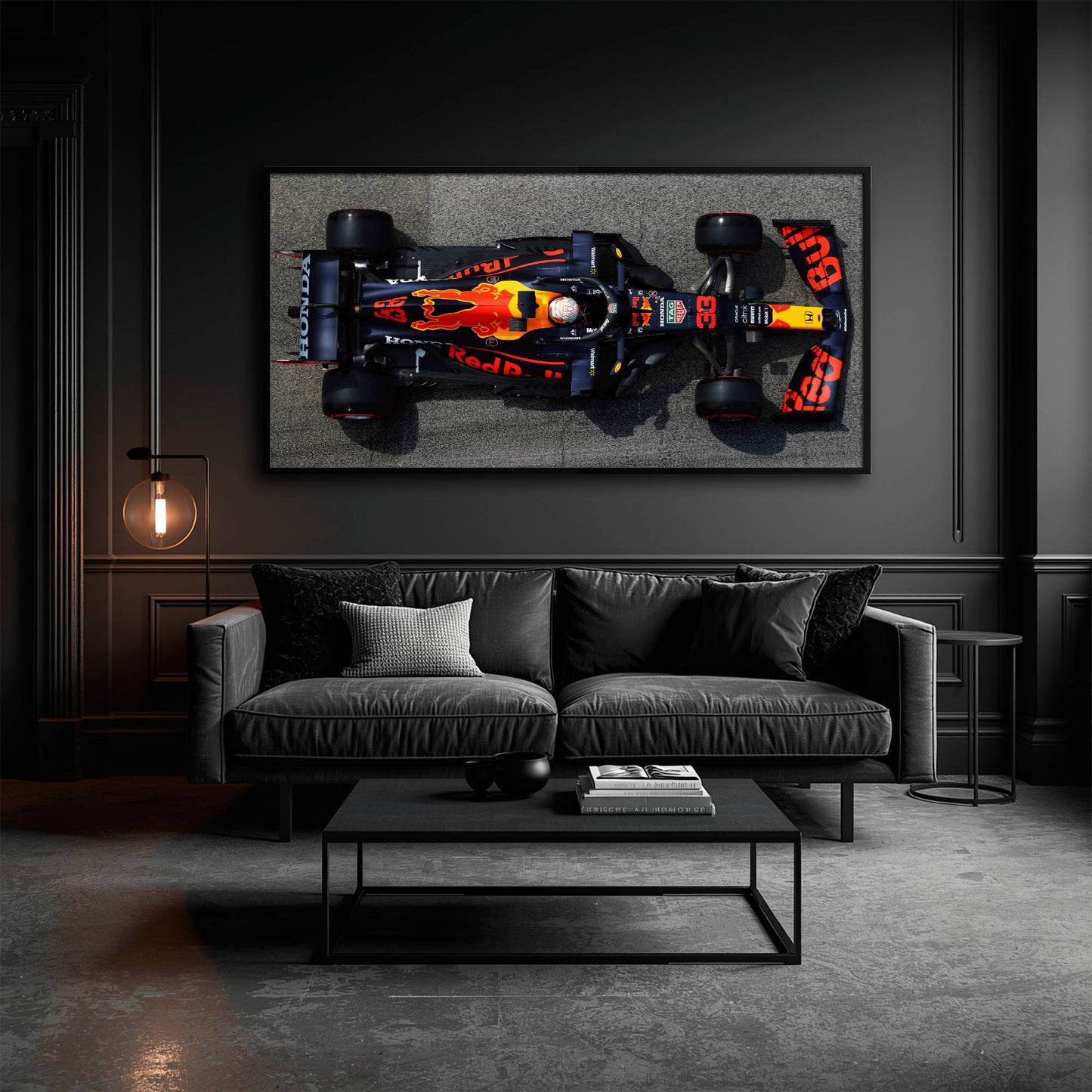 Red Bull Racing Honda RB16B No. 33 Max Verstappen Canvas Wall Art