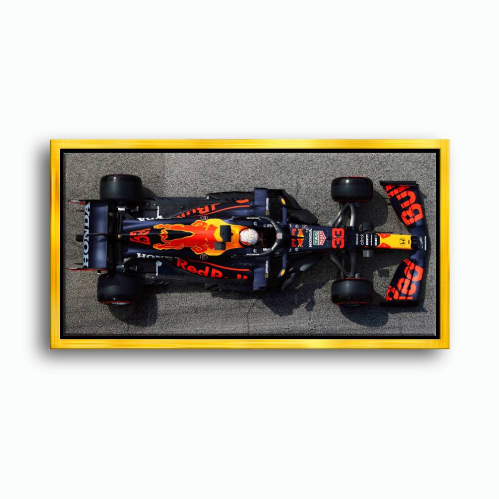 Red Bull Racing Honda RB16B No. 33 Max Verstappen Canvas Wall Art