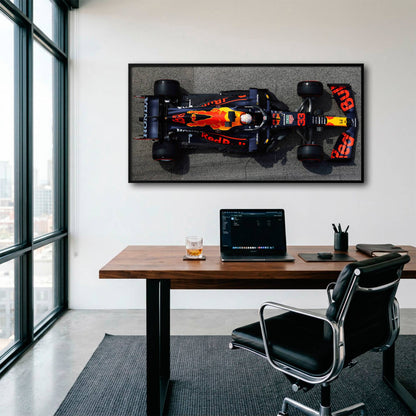 Red Bull Racing Honda RB16B No. 33 Max Verstappen Canvas Wall Art
