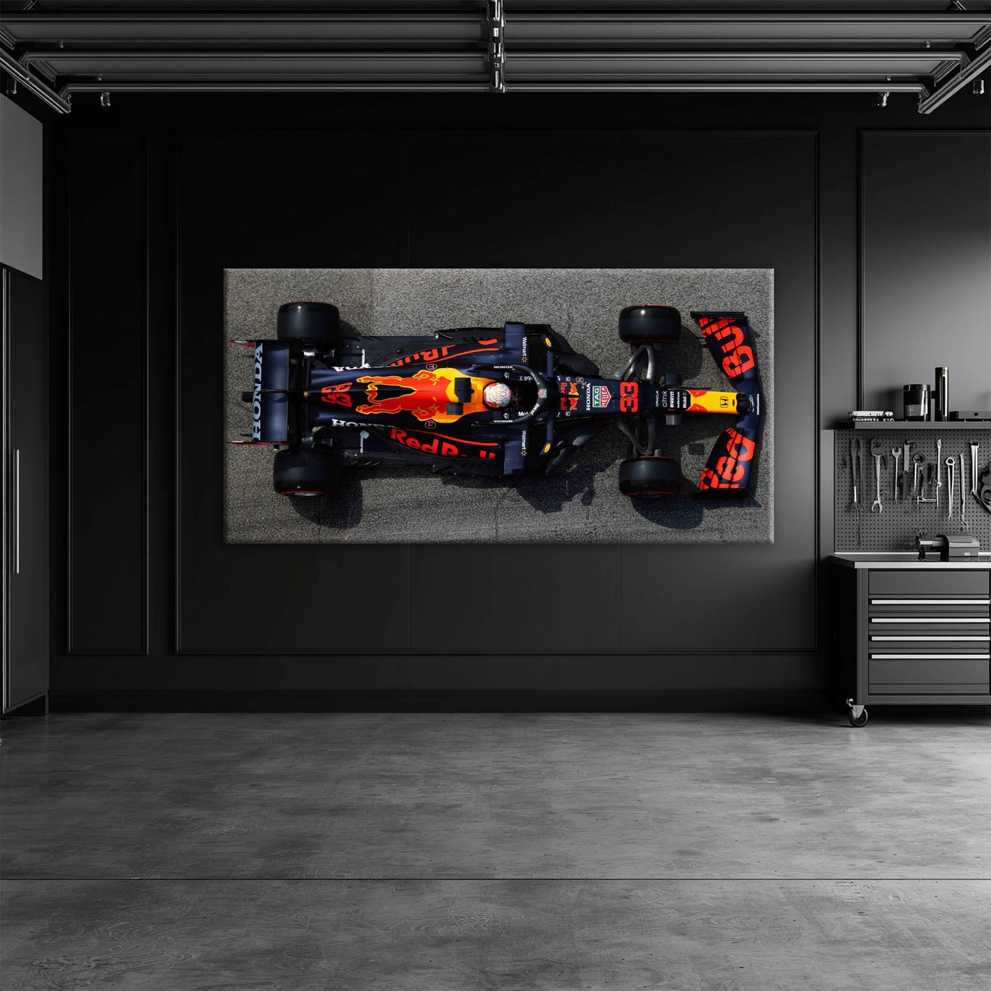 Red Bull Racing Honda RB16B No. 33 Max Verstappen Canvas Wall Art