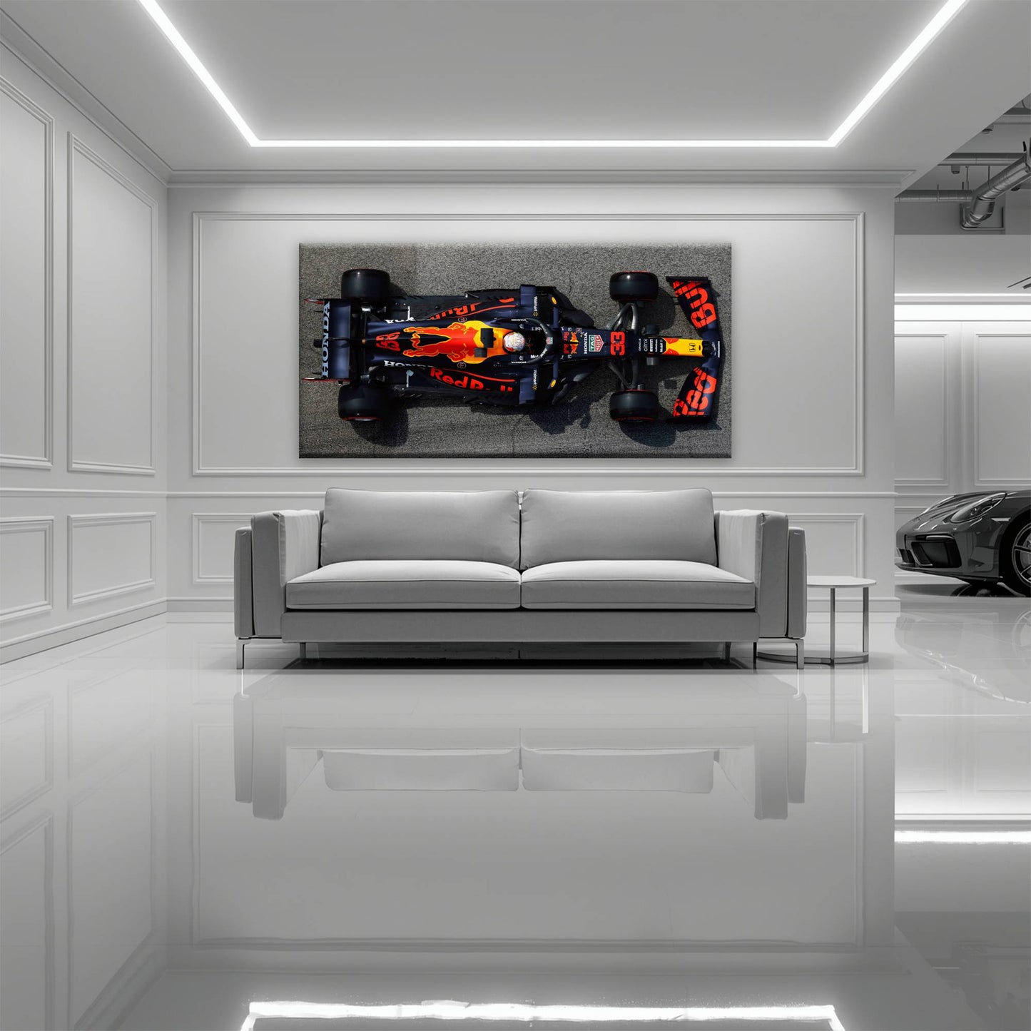 Red Bull Racing Honda RB16B No. 33 Max Verstappen Canvas Wall Art