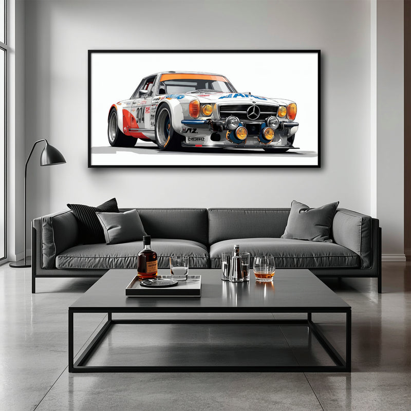 Mercedes-Benz 300 SL Gullwing Racing Canvas Wall Art