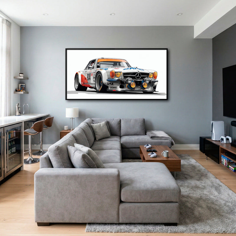Mercedes-Benz 300 SL Gullwing Racing Canvas Wall Art