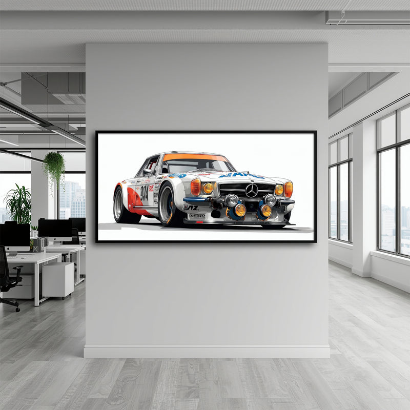 Mercedes-Benz 300 SL Gullwing Racing Canvas Wall Art