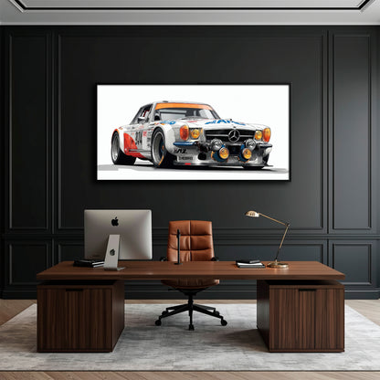 Mercedes-Benz 300 SL Gullwing Racing Canvas Wall Art