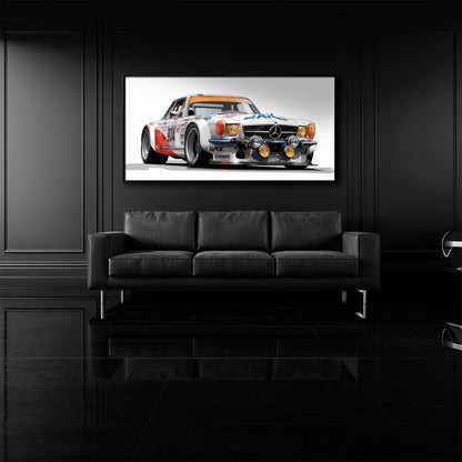 Mercedes-Benz 300 SL Gullwing Racing Canvas Wall Art