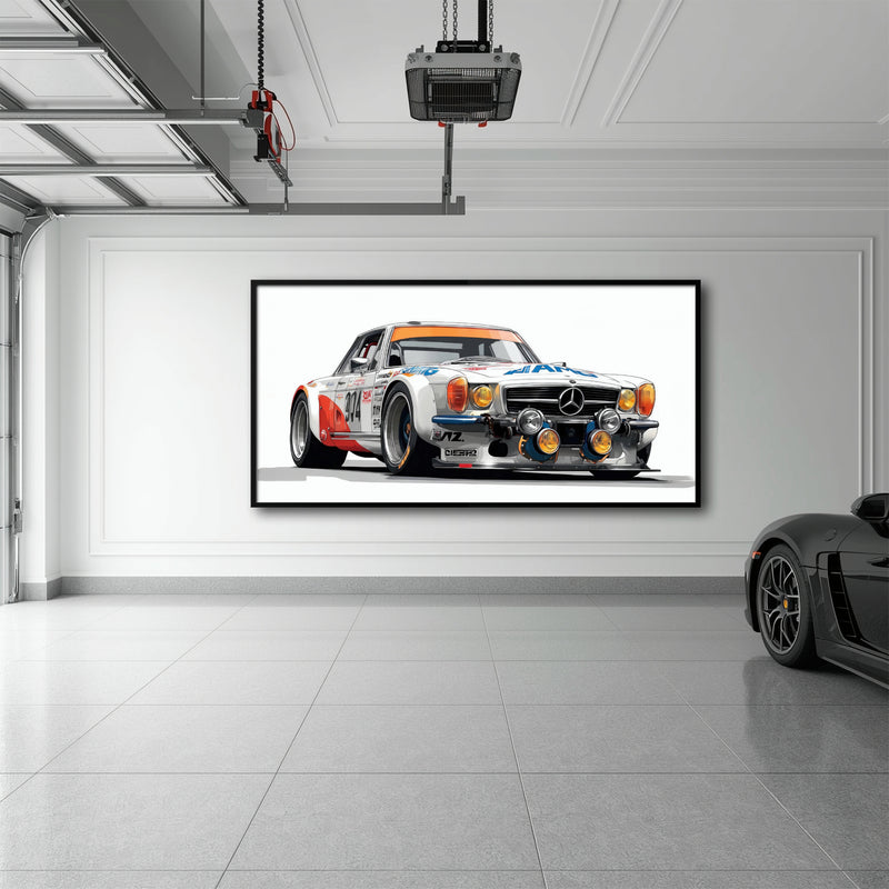 Mercedes-Benz 300 SL Gullwing Racing Canvas Wall Art