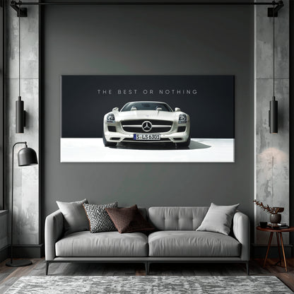 Mercedes-Benz SLS AMG Best or Nothing Wall Art