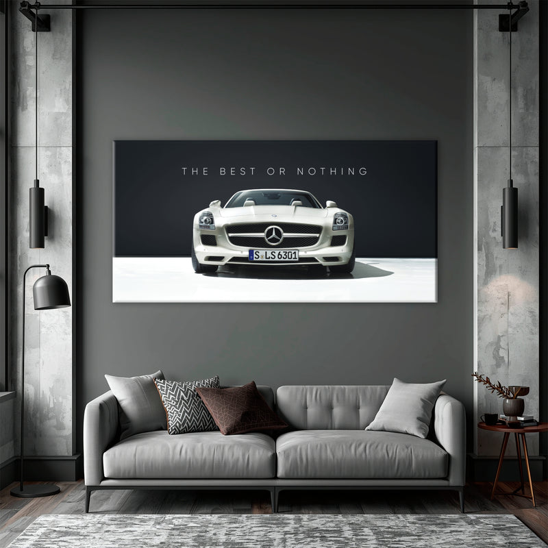 Mercedes-Benz SLS AMG Best or Nothing Wall Art