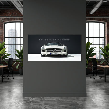 Mercedes-Benz SLS AMG Best or Nothing Wall Art
