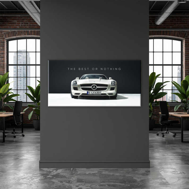 Mercedes-Benz SLS AMG Best or Nothing Wall Art