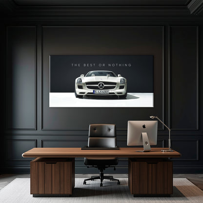 Mercedes-Benz SLS AMG Best or Nothing Wall Art
