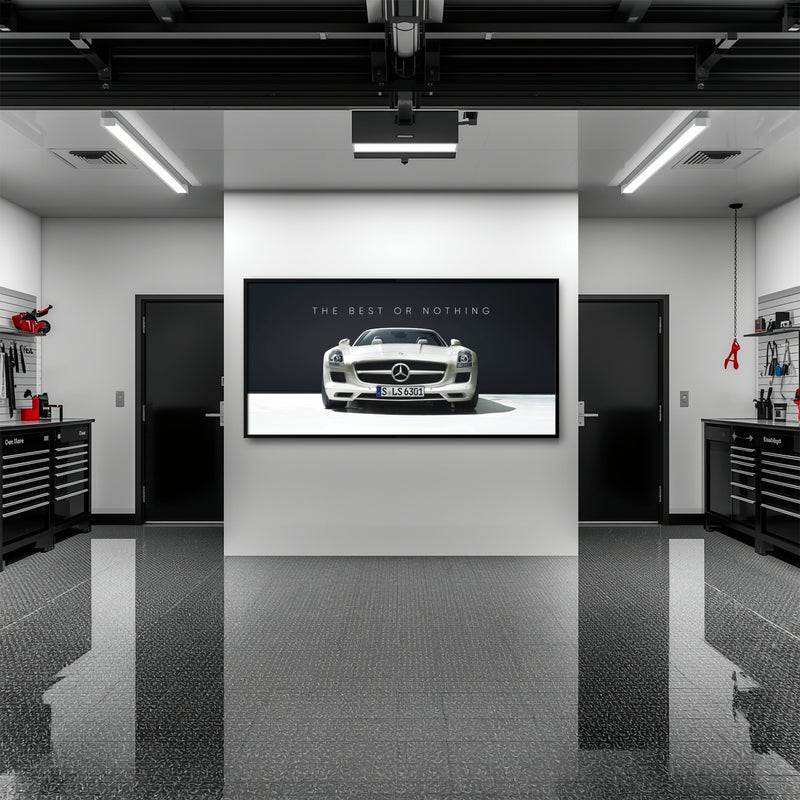 Mercedes-Benz SLS AMG Best or Nothing Wall Art