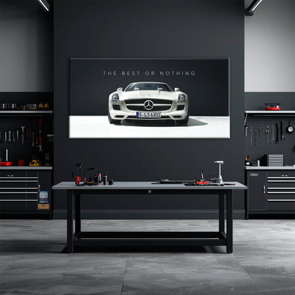 Mercedes-Benz SLS AMG Best or Nothing Wall Art