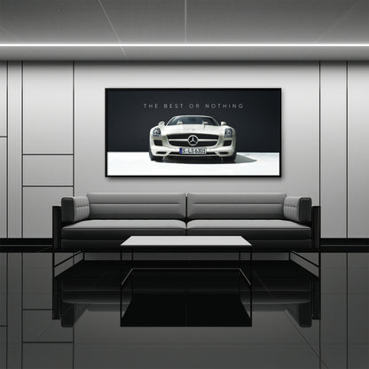 Mercedes-Benz SLS AMG Best or Nothing Wall Art