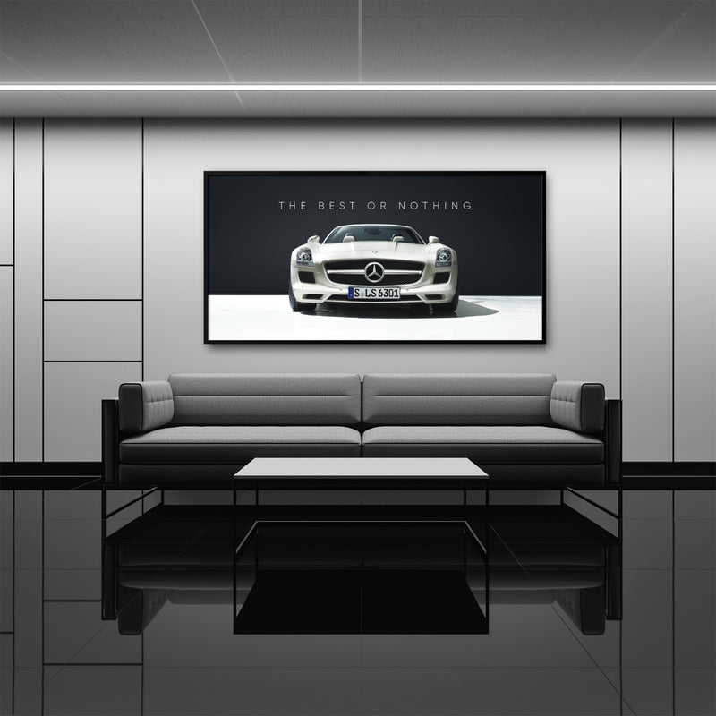 Mercedes-Benz SLS AMG Best or Nothing Wall Art