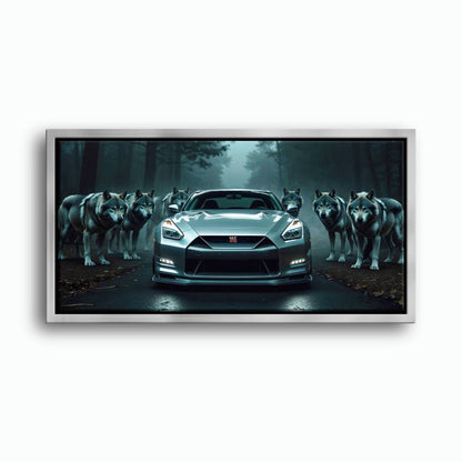Nissan GT-R R35 Wall Art Motivational Canvas Print