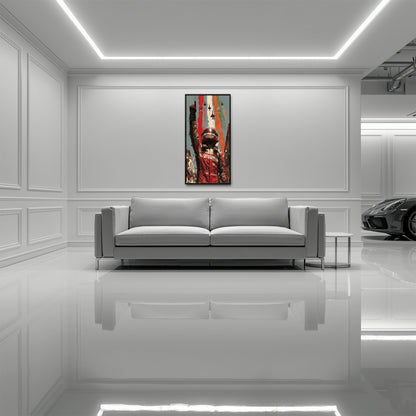 Racing Driver Victory Run Wall Art
