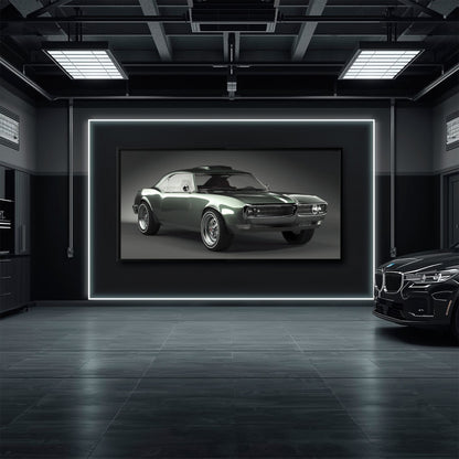 1967 Pontiac Firebird Wall Art Classic Muscle Car