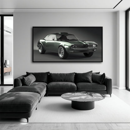 1967 Pontiac Firebird Wall Art Classic Muscle Car