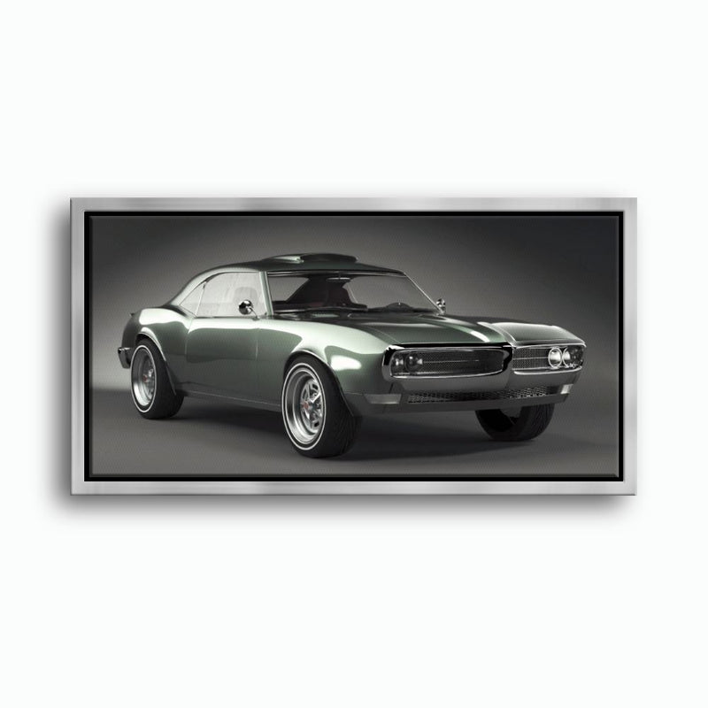 1967 Pontiac Firebird Wall Art Classic Muscle Car