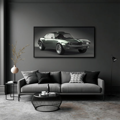 1967 Pontiac Firebird Wall Art Classic Muscle Car