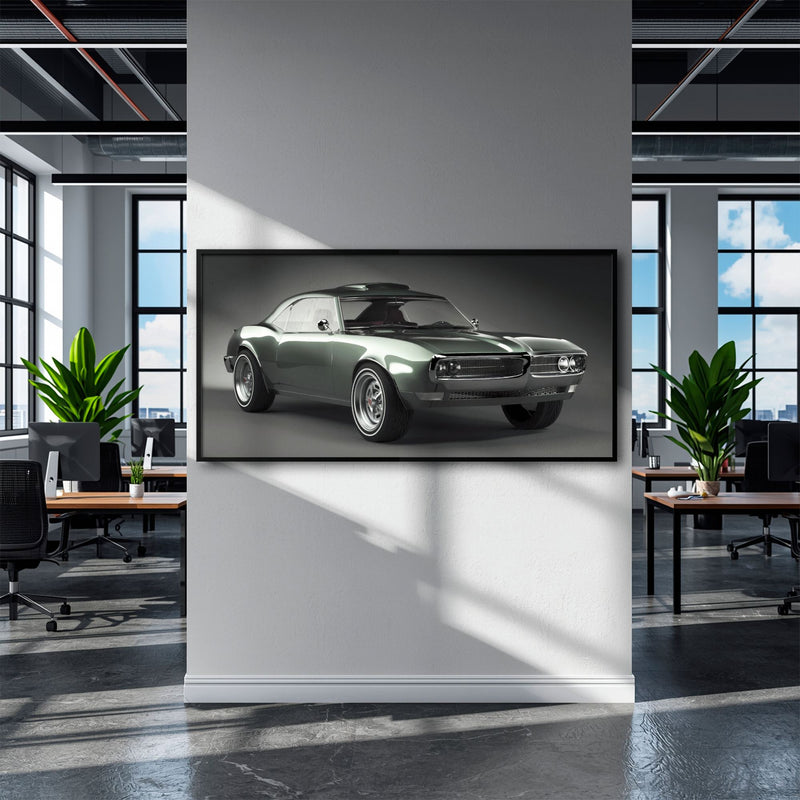 1967 Pontiac Firebird Wall Art Classic Muscle Car