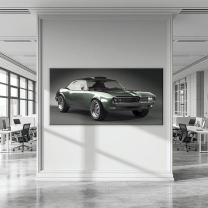 1967 Pontiac Firebird Wall Art Classic Muscle Car
