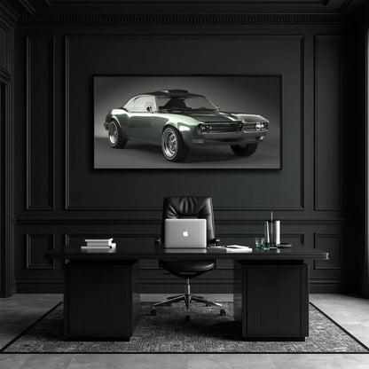 1967 Pontiac Firebird Wall Art Classic Muscle Car