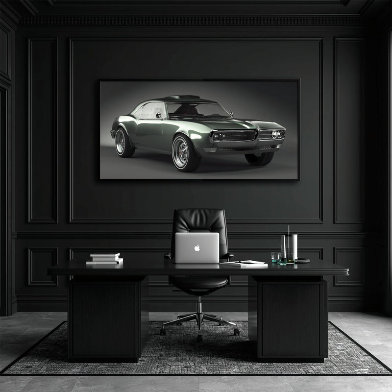 1967 Pontiac Firebird Wall Art Classic Muscle Car