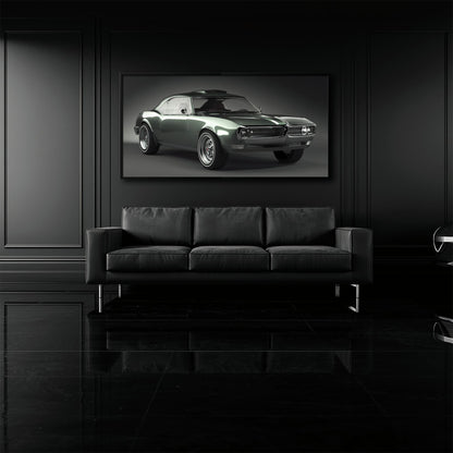 1967 Pontiac Firebird Wall Art Classic Muscle Car