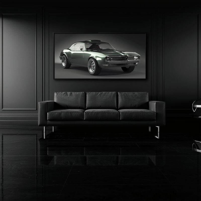 1967 Pontiac Firebird Wall Art Classic Muscle Car