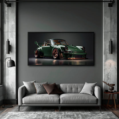 Classic Porsche 911 wall art for car enthusiasts
