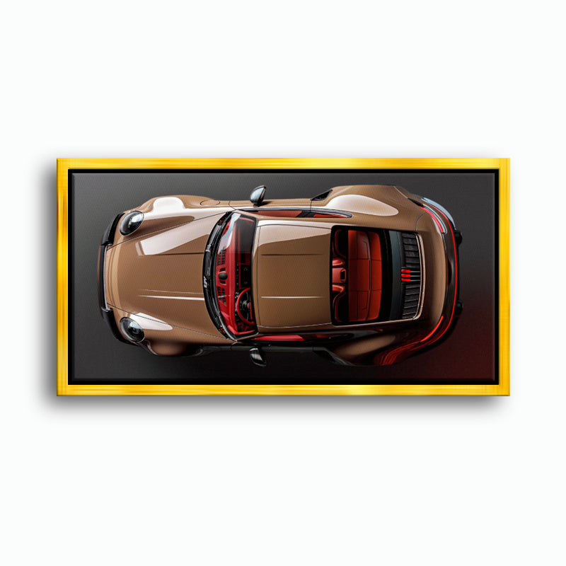 Porsche 911 Bronze Nocturne Wall Art