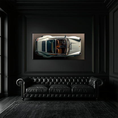 Porsche 911 Ivory Meridian Wall Art