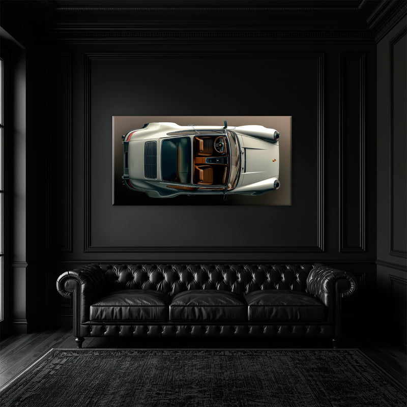 Porsche 911 Ivory Meridian Wall Art