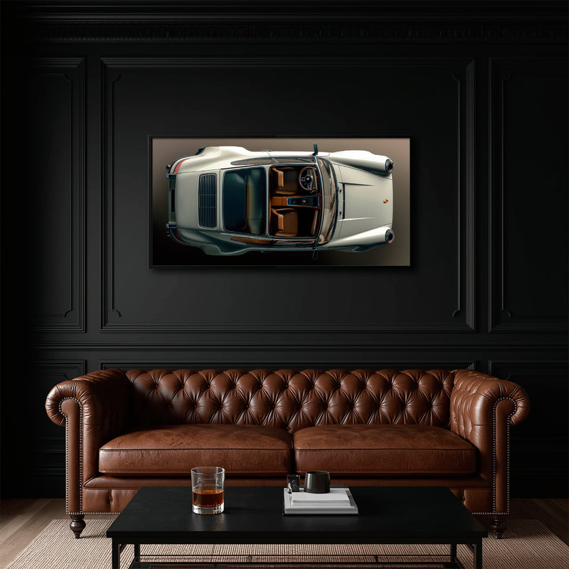 Porsche 911 Ivory Meridian Wall Art