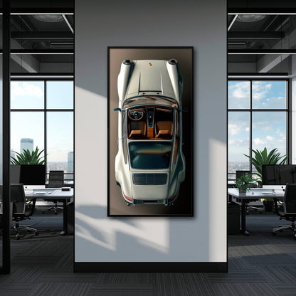 Porsche 911 Ivory Meridian Wall Art