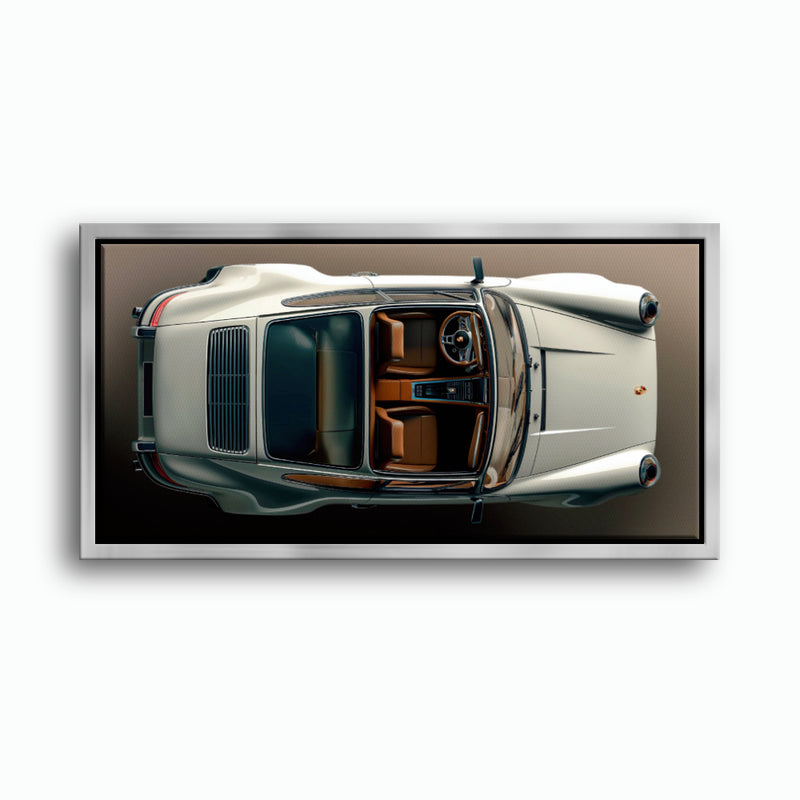 Porsche 911 Ivory Meridian Wall Art