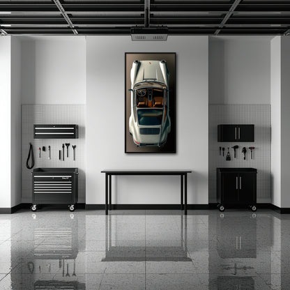 Porsche 911 Ivory Meridian Wall Art