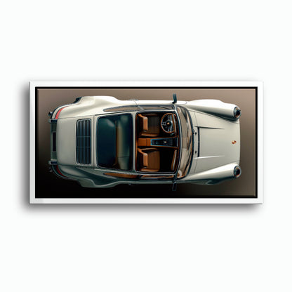 Porsche 911 Ivory Meridian Wall Art