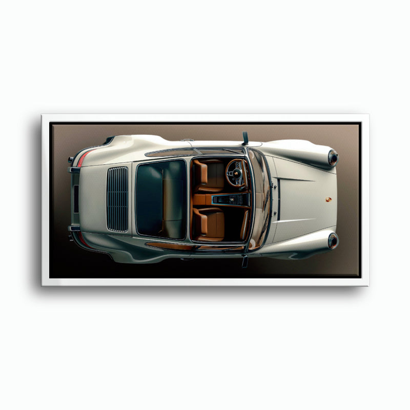 Porsche 911 Ivory Meridian Wall Art