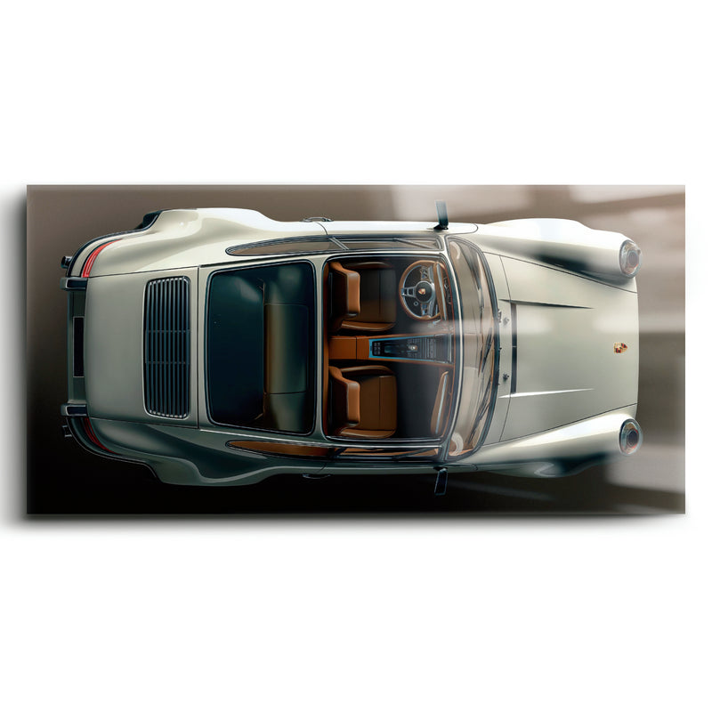 Porsche 911 Ivory Meridian Wall Art