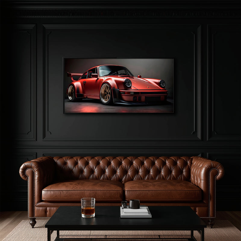 Porsche 911 Redline Renegade Wall Art