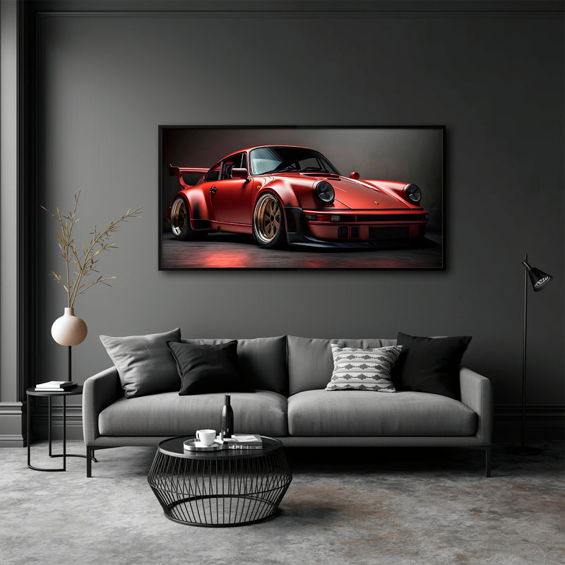 Porsche 911 Redline Renegade Wall Art