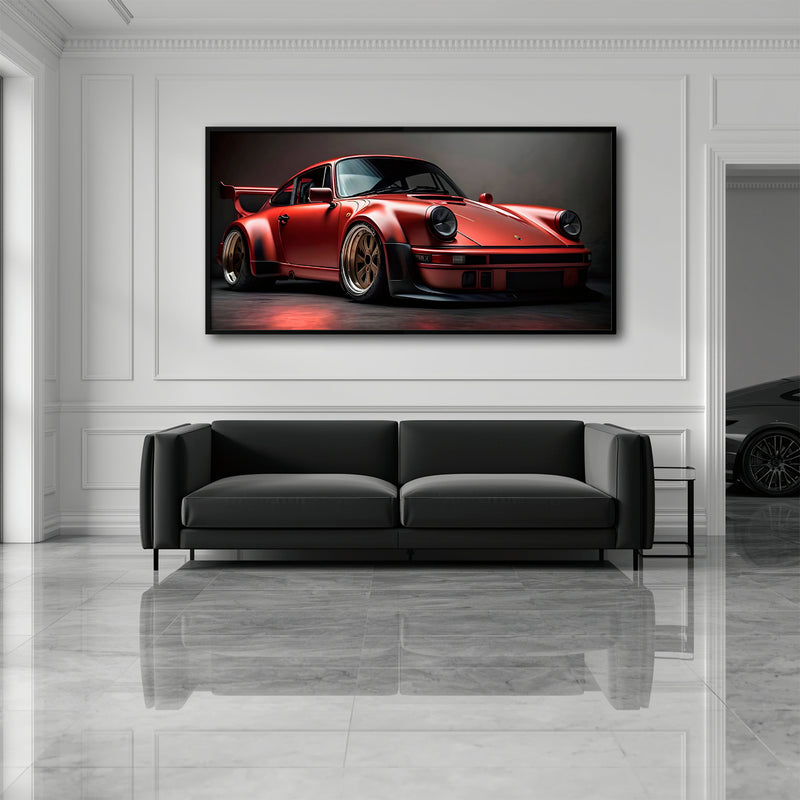 Porsche 911 Redline Renegade Wall Art