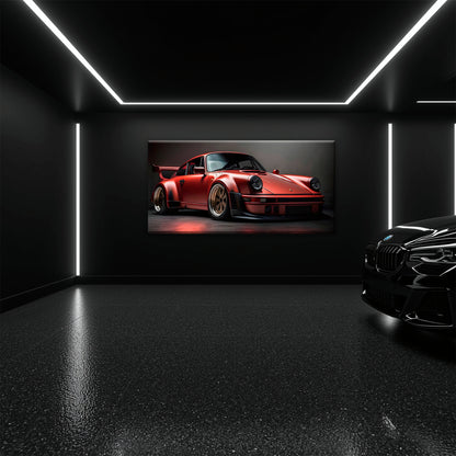 Porsche 911 Redline Renegade Wall Art