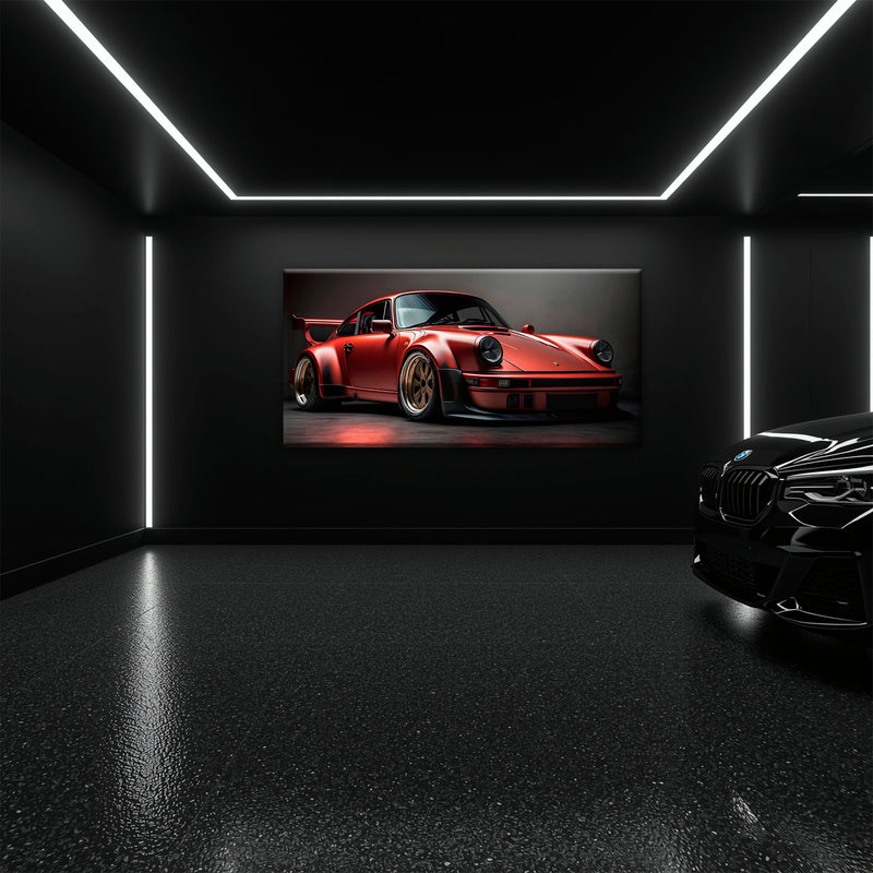 Porsche 911 Redline Renegade Wall Art
