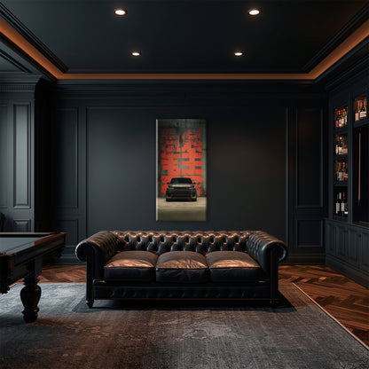 Black Luxury Range Rover Midnight Command Wall Art